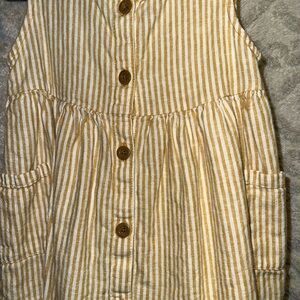 Carter’s Yellow Striped Button-Down Dress